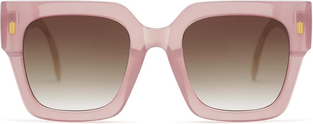 SOJOS Vintage Oversized Square Sunglasses for Women,Retro Womens Luxury Big Large Sun Glasses UV400 SJ2194