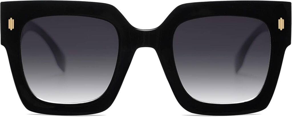SOJOS Vintage Oversized Square Sunglasses for Women,Retro Womens Luxury Big Large Sun Glasses UV400 SJ2194