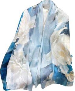Dress Scarves Shawl Wraps Long Silky Scarf for Women Dressy Fashion Lightweight for Decorative Formal Evening Gowns