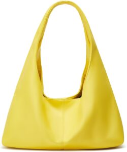 Slouchy Hobo Bags Women Lightweight Shoulder Bag Crossbody Purse Suede Tote Top-handle Handbag for Everyday Casual Work