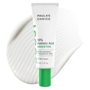 Paula’s Choice BOOST 10% Azelaic Acid Booster Cream Gel Face Serum with Salicylic Acid, Minimizes Look of Redness & Fades Discoloration, Oil-Free Skin Brightening Serum for Face, Fragrance-Free