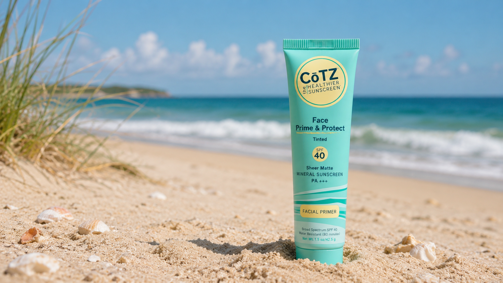 COTZ Face Prime & Protect SPF 40 — The Ultra-Pure Mineral Formula for Skin That Reacts to Everything