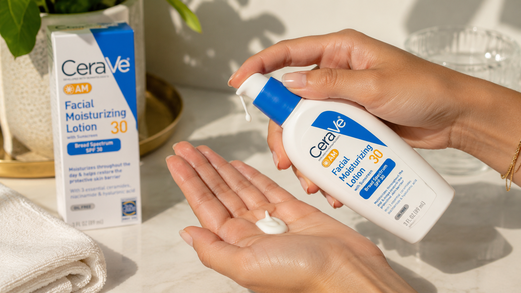 One Pump. Moisture, Protection, and Glow.