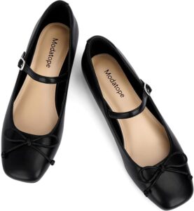 Modatope Mary Jane Shoes Women Ballet Flats for Women